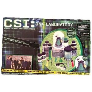 CSI: Crime Scene Investigation DNA Laboratory Real Working Lab Complete Kit RARE